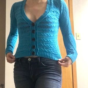 Blue Cardigan/Sweater